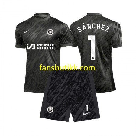 Fotballdrakt Chelsea Robert Sanchez 1 Keeper Barn Bortetrøye 2024-2025 Kortermet